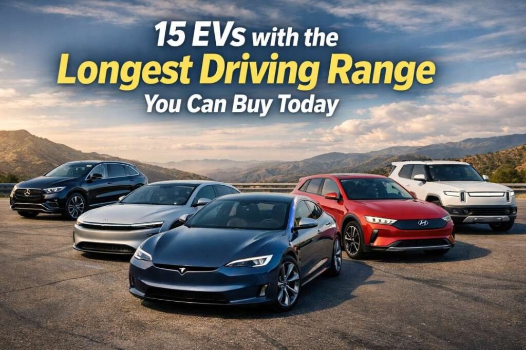 15 EVs with the Longest Driving Range You Can Buy Today