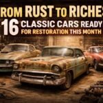 From Rust to Riches: 16 Classic Cars Ready for Restoration