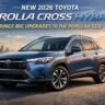 New 2026 Toyota Corolla Cross Hybrid