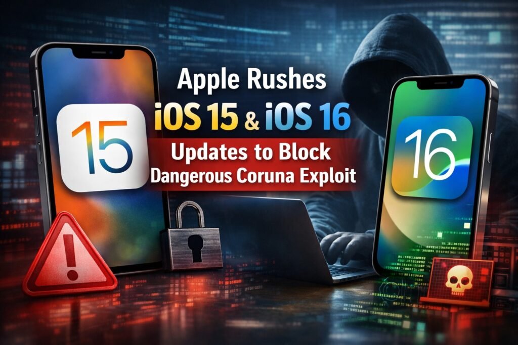 Apple Rushes iOS 15 and iOS 16 Updates to Block Dangerous Coruna Exploit.