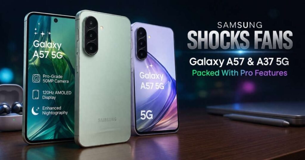 Samsung Shocks Fans With Galaxy A57 and A37 5G Packed With Pro Features