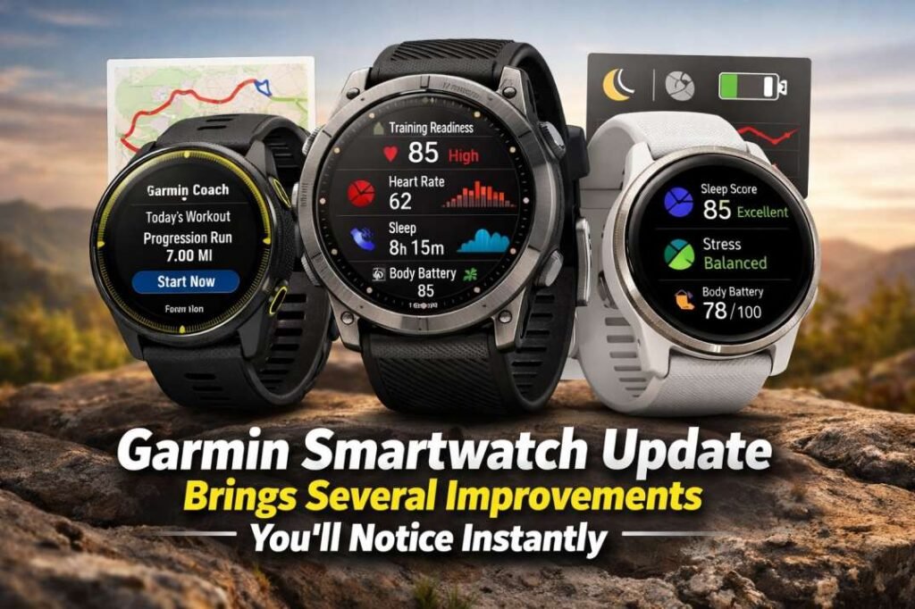 Garmin Smartwatch Update