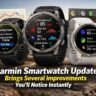 Garmin Smartwatch Update