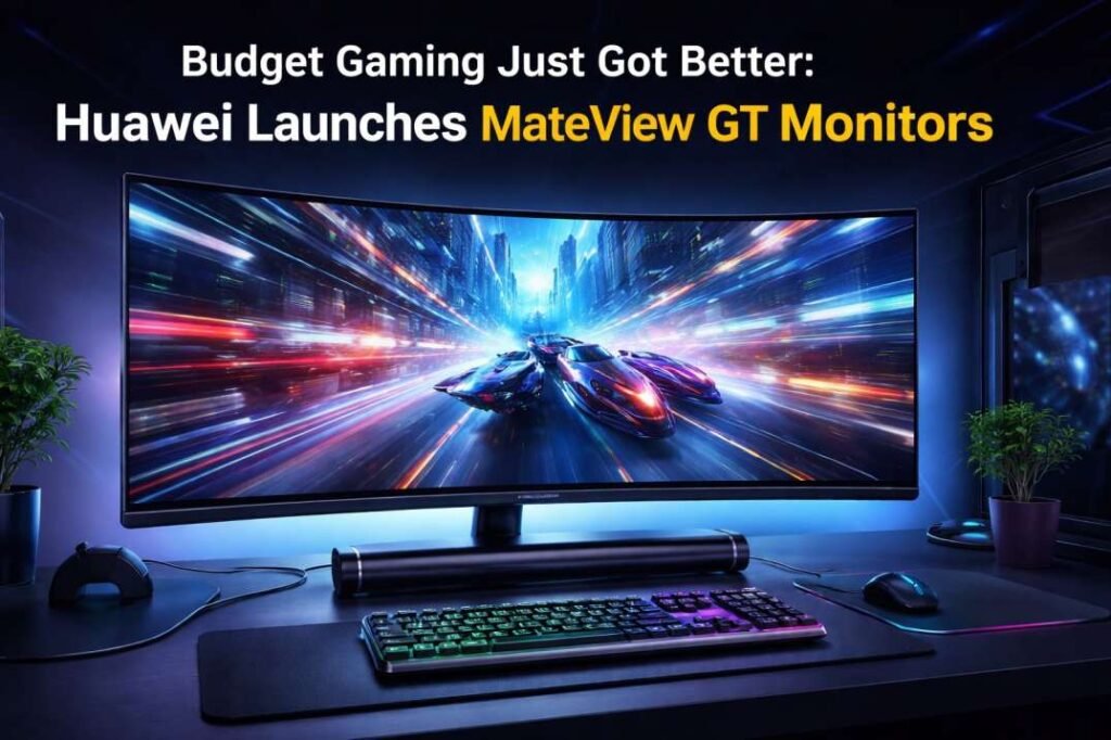 Budget Gaming Just Got Better: Huawei MateView GT Monitors Launched