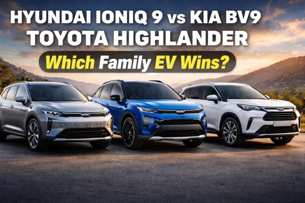 Hyundai Ioniq 9 vs Kia EV9 vs Toyota Highlander: Which Family EV Wins?
