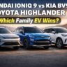 Hyundai Ioniq 9 vs Kia EV9 vs Toyota Highlander: Which Family EV Wins?
