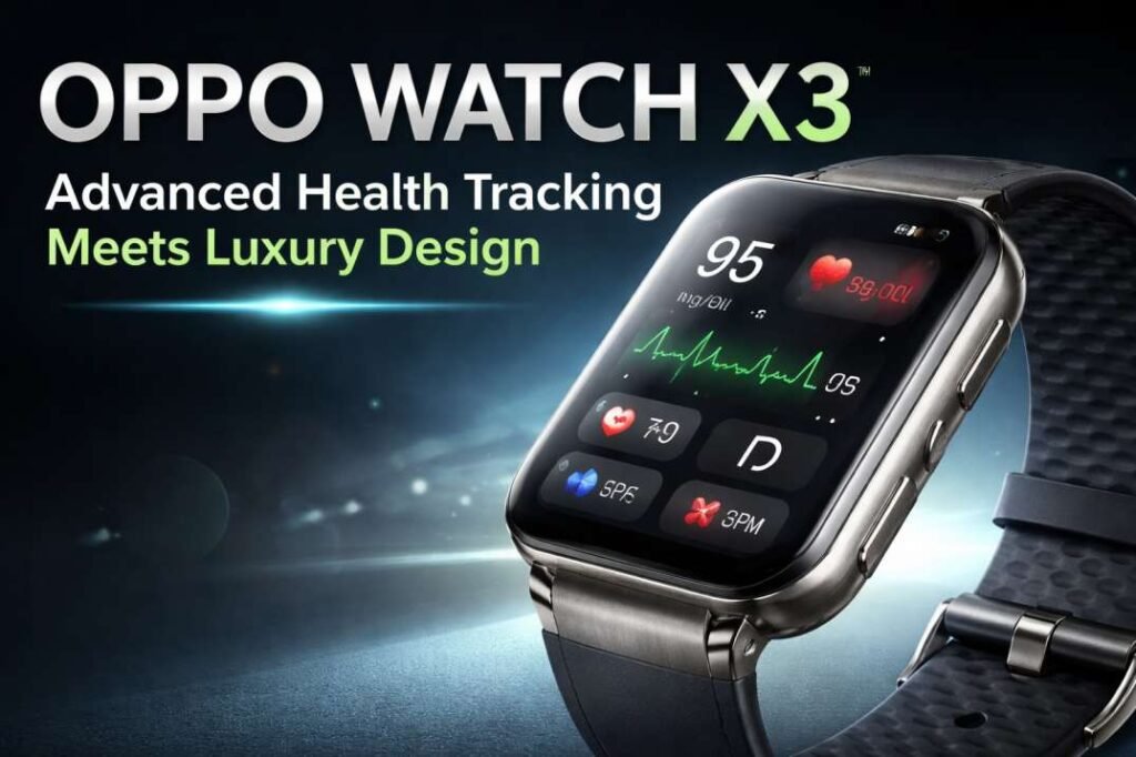 Oppo Watch X3 Specs Revealed: Advanced Health Tracking Meets Luxury Design in New Flagship Wearable