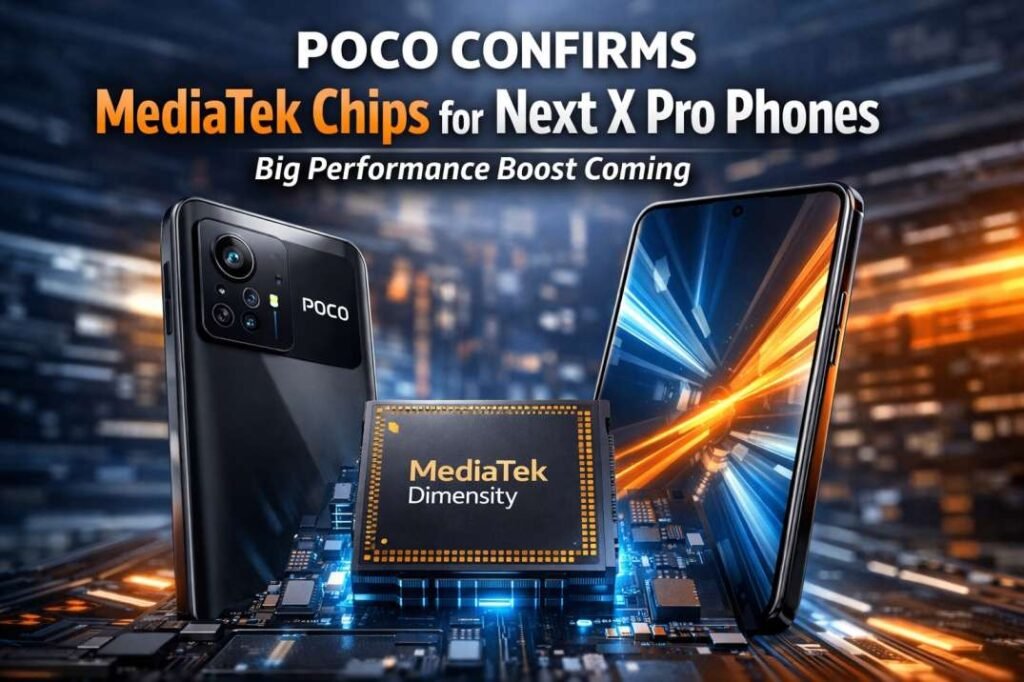 Poco Confirms MediaTek Chips for Next X Pro Phones: Big Performance Boost Coming