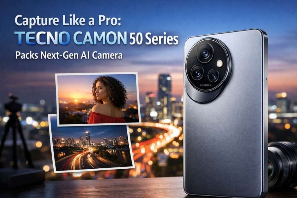 Capture Like a Pro: TECNO CAMON 50 Series Packs Next-Gen AI Camera