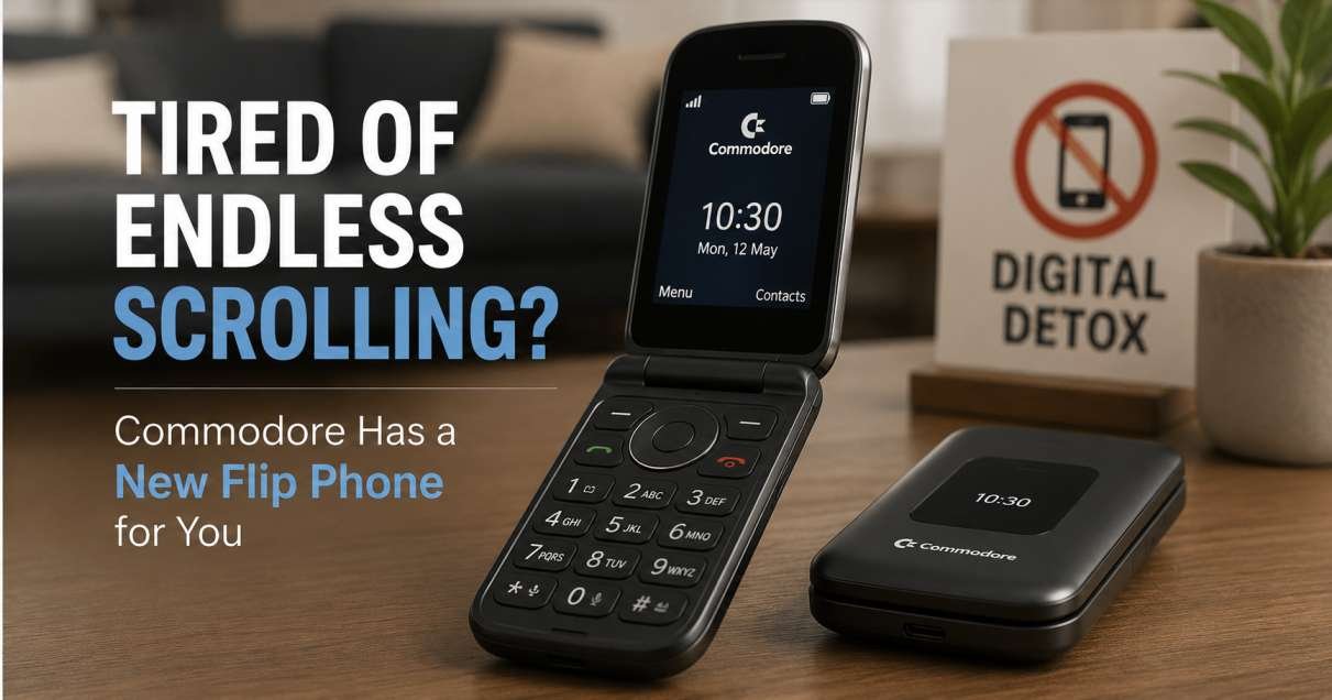 Tired of Endless Scrolling? Commodore Has a New Flip Phone for You