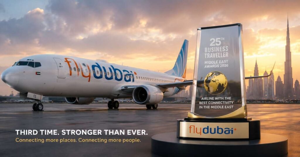 Flydubai Dominates Regional Connectivity at the 25th Business Traveller ME Award